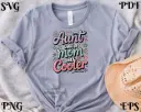 Aunt Like a Mom Only Cooler SVG PNG | Funny Quote Digital File for Cricut