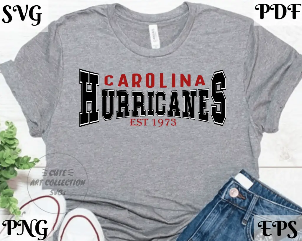 Carolina Hockey SVG – City PNG for Cricut & Sublimation