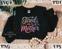 Tired as a Mom SVG PNG EPS PDF | Funny Mom Life Digital Design