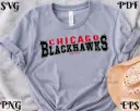 Chicago Hockey Team SVG | Sports Fan Sublimation Clipart