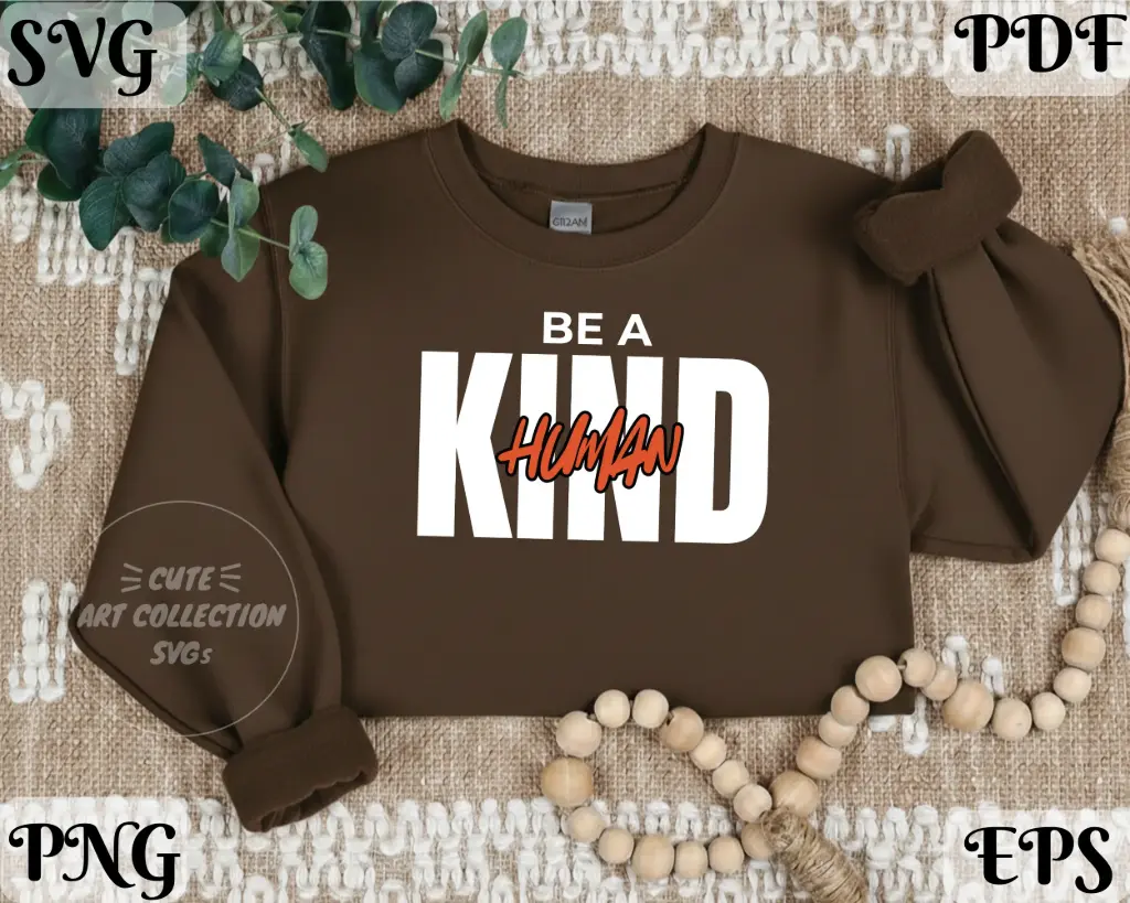 Choose Kindness Every Day - Positive Quote SVG PNG EPS PDF Digital Download