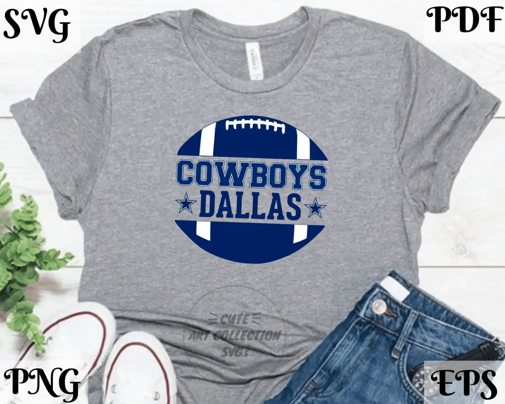 Dallas Sports SVG Bundle | Football PNG Clipart & Cutting Files for Cricut