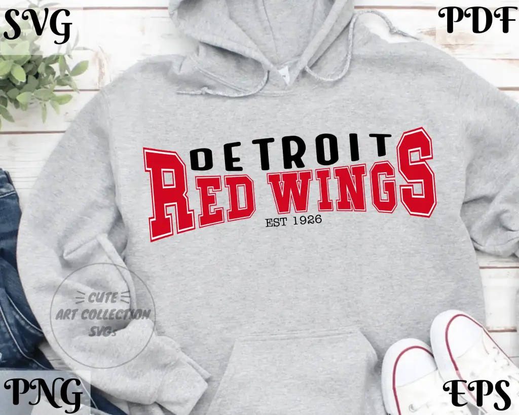 Detroit Hockey SVG – City Clipart for Cricut & Silhouette