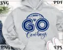 Go Cowboys SVG – School Spirit Cheer Cut File