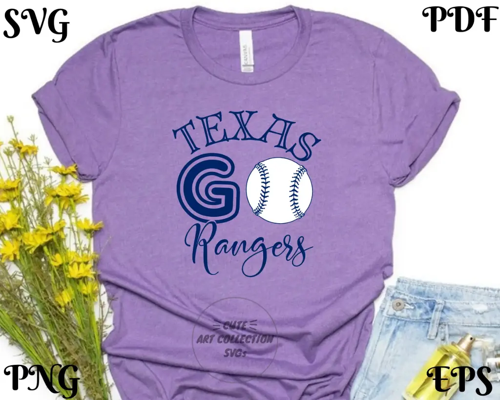 Rangers Team SVG – Spirit Cheer Cut File for Cricut & Silhouette