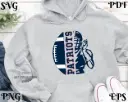 New England Football SVG – City Sports Cut File for Cricut & Silhouette
