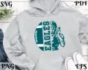 Eagles Football SVG & PNG – Retro Game Day Shirt Design | Instant Digital Download