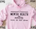 Mental Health Matters Digital Design | SVG, PNG, EPS, PDF