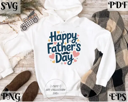Happy Father’s Day SVG PNG EPS PDF | Dad Celebration Digital Download