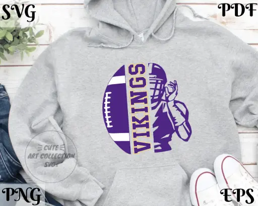 Minnesota Football SVG – City Team Spirit Cut File for Cricut