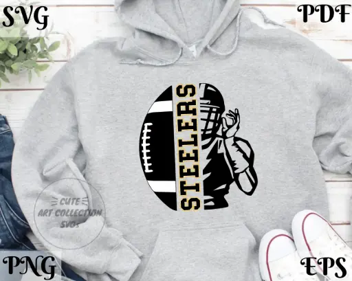 Pittsburgh Steelers SVG | Football Team Cut File for Cricut & Silhouette – Instant Download