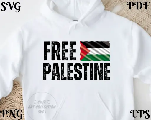 Free Palestine Digital Design – SVG, PNG, EPS, PDF